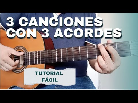 3 canciones fáciles en guitarra, con solo 3 Acordes. Canciones en Sol