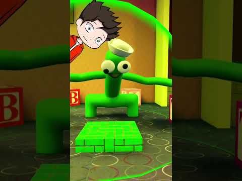 TODAS LAS TRANSFORMACIONES DE GREEN DE LOS RAINBOW FRIENDS | #shorts