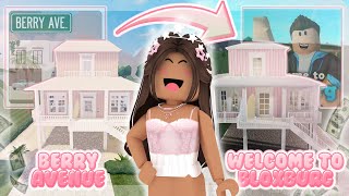 🍓Rebuilding a BERRY AVENUE House in BLOXBURG! | seqshell