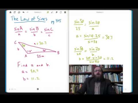 Trigonometry: The Law of Sines