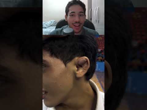 faixa branca com orelha estourada