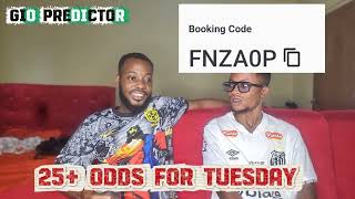 25+ ODDS FOR TUESDAY, FREE FOOTBALL PREDICTIONS ( BEST SOCCER ODDS )
