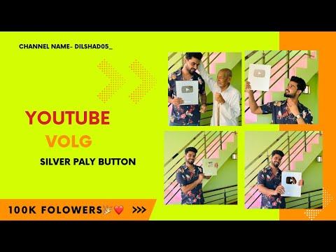 Aaj Finally Silver Paly Button aa gya🎉😍💫 #silver #vlog #dilshad05 #viralvideo #yt #newvlog ￼