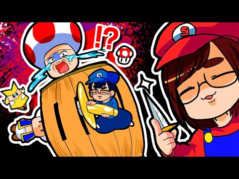 精神が狂っていないとプレイできない闇のゲーム「茸髭危機一髪」【ペーパーマリオ オリガミキング】