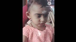 👣🤗Antha aruvi pol anba tharuvaley💕😘 #baby Evangeline