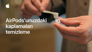 AirPods'unuzdaki kaplamaları temizleme | Apple Destek