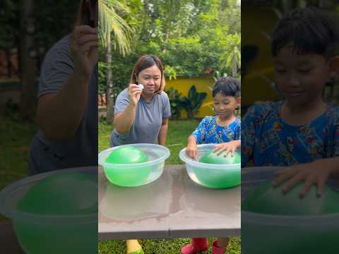 ลูกโป่งลูกไหนจะมีสี❓😁😀 #funny #shorts