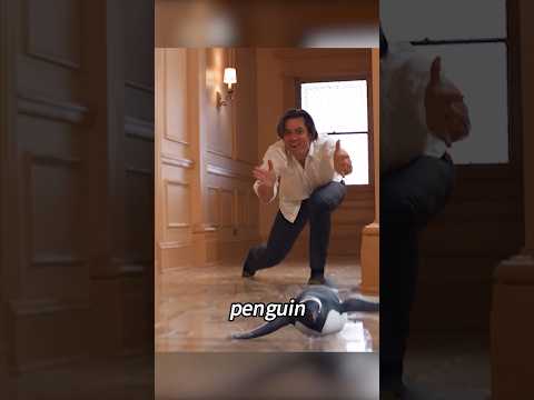 The man has six penguins. #shorts