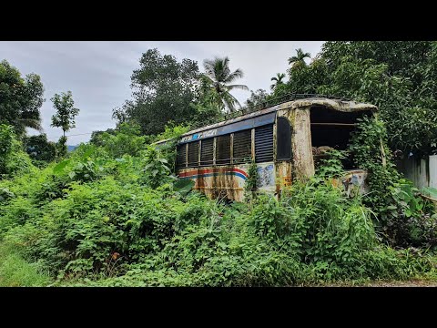 abandoned bus trying to run after long time