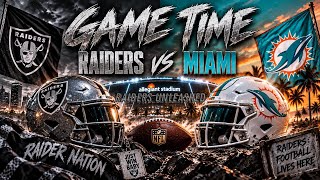 🏴‍☠️ RAIDERS vs MIAMI LIVE | GAME TIME! Week 1 Watch Along & Reaction 🔥