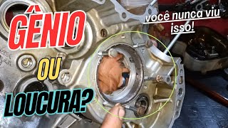 Como Tirar Folga no Alojamento do Rolamento do Virabrequim, Folga Entre Capa, Rolamento e a Carcaça!
