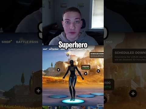 HOW TO GET THE ALL BLACK AND ALL WHITE SUPERHERO SKINS #fortnite #fortniteshorts #gaming #shorts