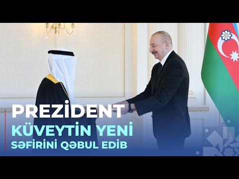 Prezident İlham Əliyev Küveytin ölkəmizdə yeni təyin olunmuş səfirinin etimadnaməsini qəbul edib