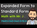 Converting Expanded Form to Standard Form