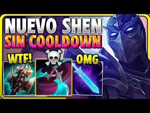😱¡COPIÉ la *BUILD MÁS INJUSTA* de SHEN que NO TIENE COOLDOWNS y ESTA FIORA se QUEDA CALVA de ESTRES!
