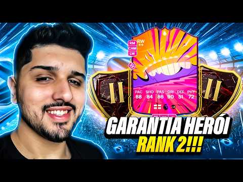 EA FC 25 FIZ A NOVA GARANTIA HERÓI! CONSEGUI UM INCRIVEL RANK 2!