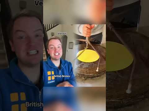 American Brides Versus British Brides!