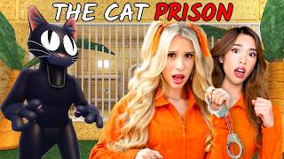 WE ESCAPED 99 NIGHTS CAT PRISON RUN IN ROBLOX... *OBBY*