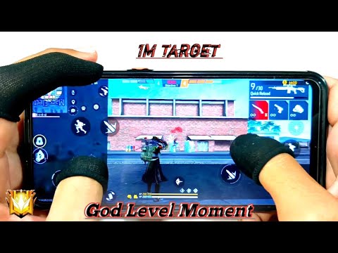 Free Fire Great Handcam One Tap Headshot Gameplay FF World Fastest Handcam Gameplay Only Red Dot