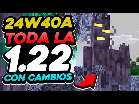 SNAPSHOT 24W40A 👉 Salió la 1.22, CON COSAS NUEVAS 😱