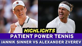 Jannik Sinner Vs Alexander Zverev Highlights • Patient Power Tennis Before WB 2026