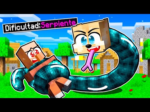 ME CONVIERTO en UNA SERPIENTE muy VENENOSA 🩸🐍☢ MINECRAFT con SOYDANY