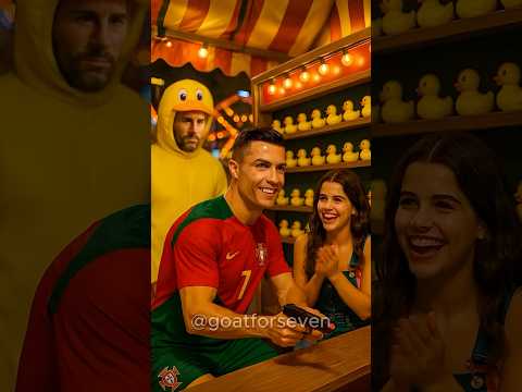 💔😱🔥Messi Shocked by Ronaldo’s Mystery Guest #ronaldo #cr7 #messi #football