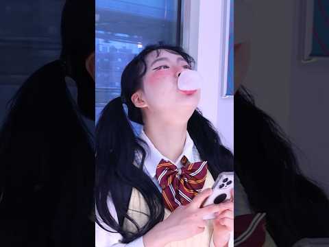 Gum Prank on Friend.