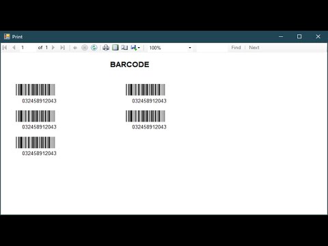 C# Tutorial - How to Create barcode in RDLC Report |...