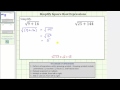 Square Roots and Simplification Concepts