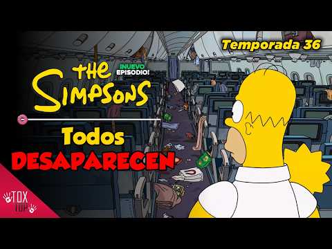 Los Simpson: Capítulo 8 (Temporada 36) | TERROR EN UN AVIÓN | Resumen