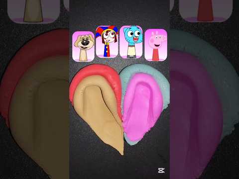 Sprunki OC Sigma Boy/ Guess Mixed Color #brainrot #sprunkioc #colormixing #colors #clay #satisfying