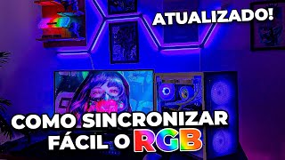 *ATUALIZADO* Como Sincronizar TODO RGB do seu Pc/ Setup! Como configurar o Signal RGB