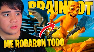 Roba un Brainrot en fortnite! (me roban todo)