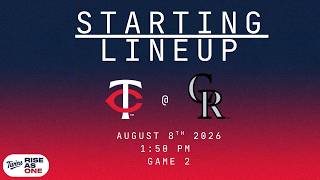 DSL Twins @ DSL Rockies 8/6/2026 Game #2