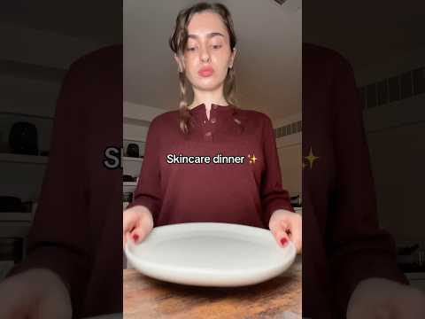 It’s a picky plate type of skincare dinner 🤭