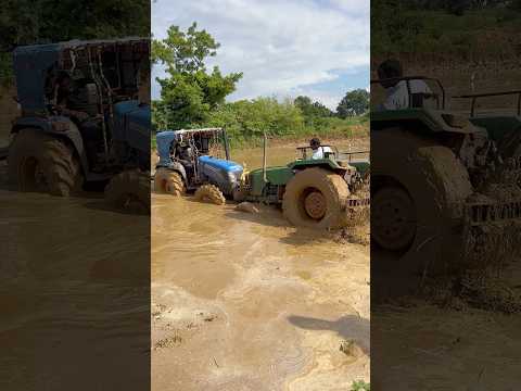 John Deere and new Holland 4wd tractors #shorts #trending #tractor