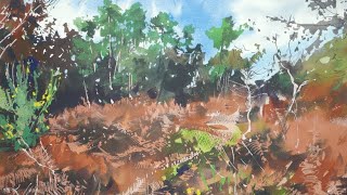 Watercolour Tutorial: Brush Control, Negative Painting & Painting Opaquely