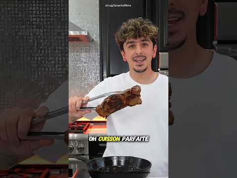 Astuce parfaite pour un steak !🥩🔥 @zackdfilms #shorts