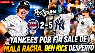🚨 ¡SE ACABÓ LA MALA RACHA! 😱 YANKEES VUELVEN A GANAR 💥 ¡BEN RICE DESPERTÓ!