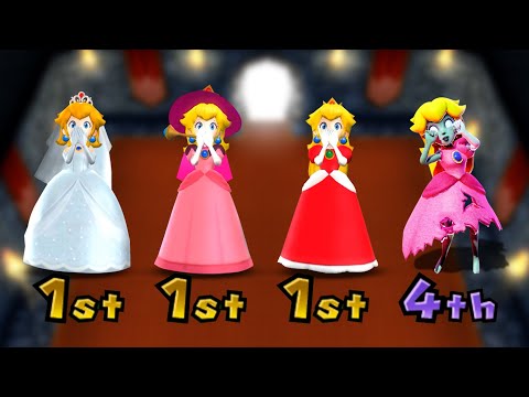 【マリオパーティ9】すべての4人対戦ミニゲームピーチ姫のすべての衣装