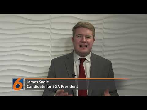 James Sadie, candidate for SGA President