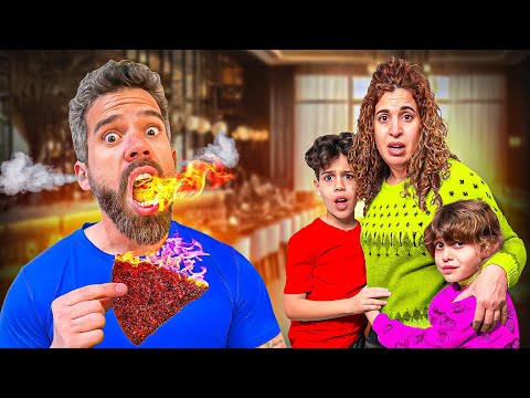 PAPÁ prueba la PAPITA más PICANTE del MUNDO|4PLUSONE