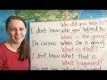 Noun Clauses and Their Functions