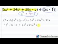 Polynomial Division Concepts and Techniques
