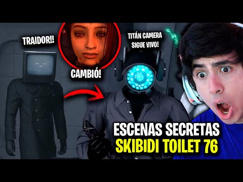 ESCENAS SECRETAS de SKIBIDI TOILET 76 ? TIT脕N C脕MARA SIGUE VIVO ! - Mi Reacci贸n y Secretos