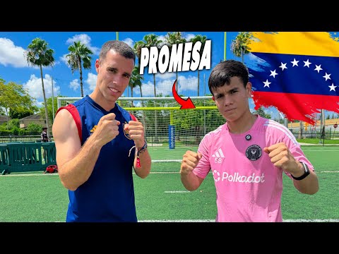 FUTBOLISTA DE 17 AÑOS IMPRESIONA A LEO MESSI CON SU FUTBOL