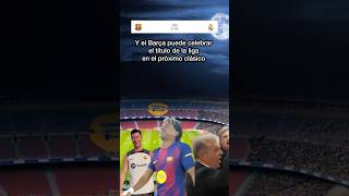 Si el Barça gana los próximos 4 partidos, puede proclamarse campeón de liga ganándole al Real Madrid