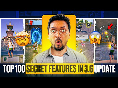 BGMI 3.6 UPDATE: TOP 100 FEATURES YOU CAN’T MISS + PRO TIP & TRICKS FULL EXPLAINED || MAYUR GAMING