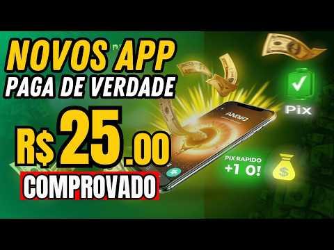 APP de GANHAR DINHEIRO no PIX AGORA 💲Saque até R$25 RAPIDÃO 🤩Jogos que Pagam no Pix 2025